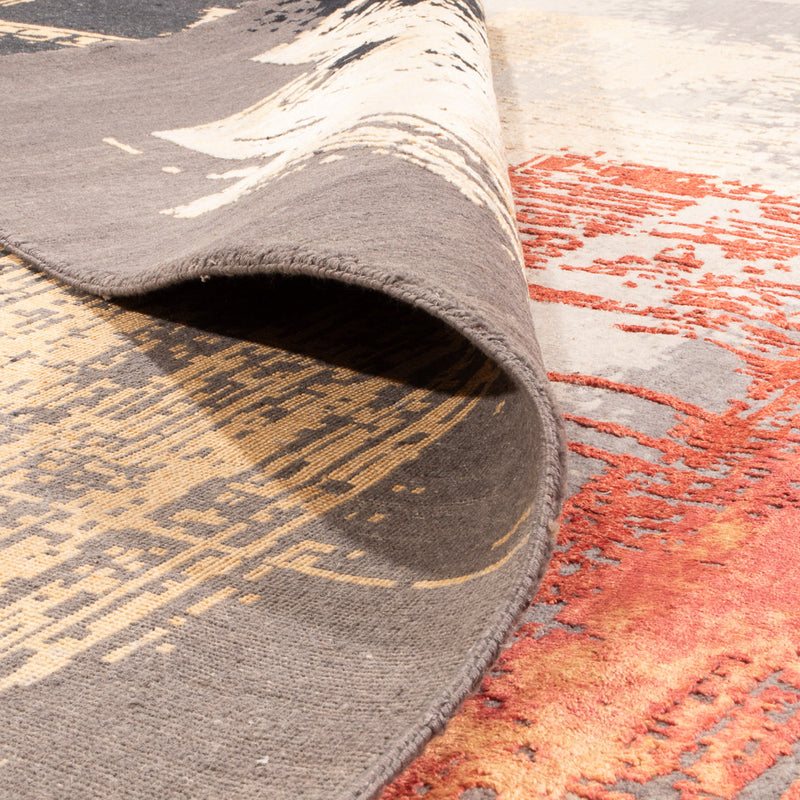 Designer Teppich - 306 x 240 cm - mehrfarbig