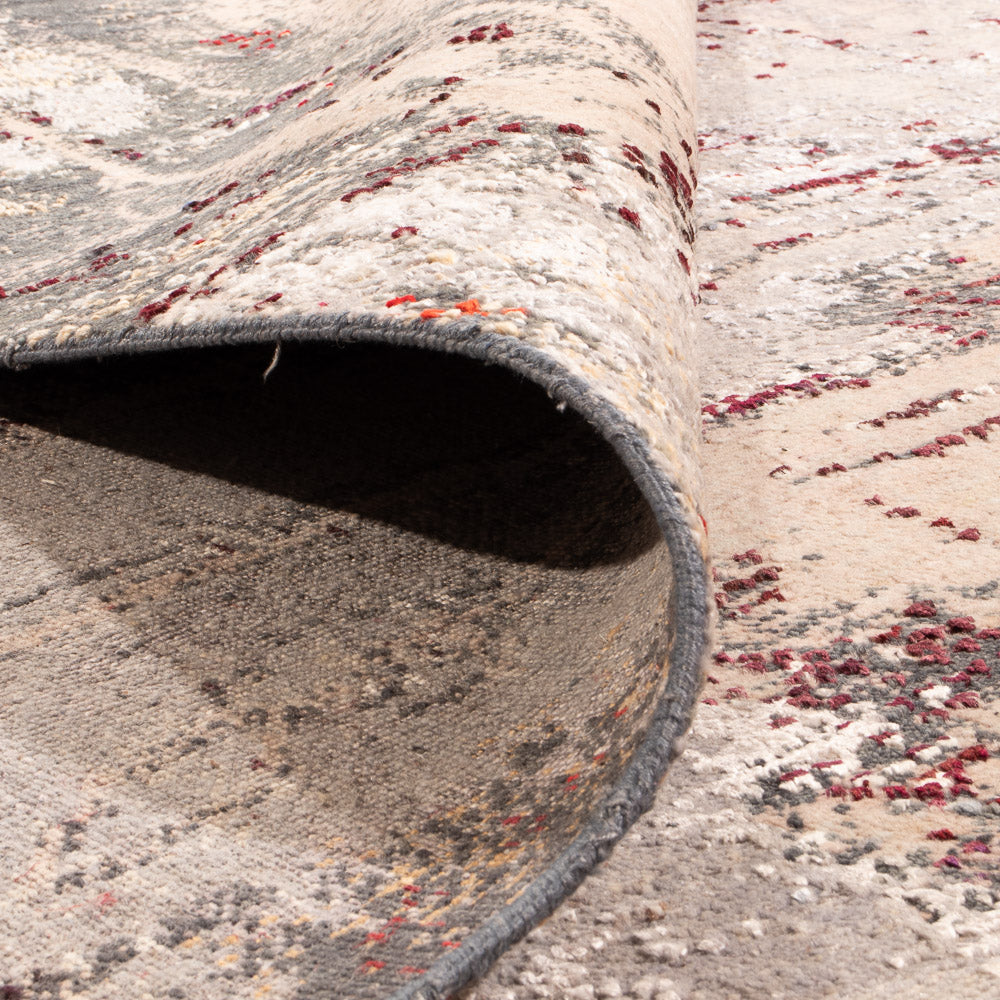 Designer Teppich - 302 x 240 cm - mehrfarbig