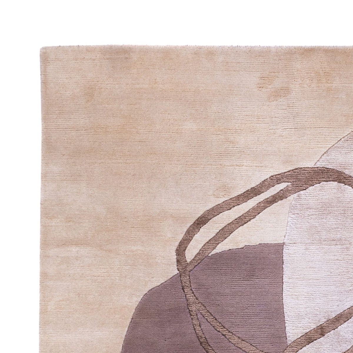 Designer Teppich - 244 x 164 cm - silber