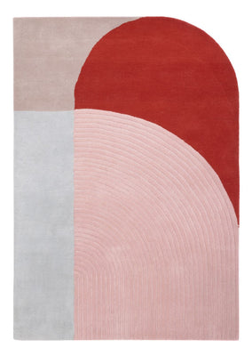 Designer Teppich - 200 x 140 cm - mehrfarbig