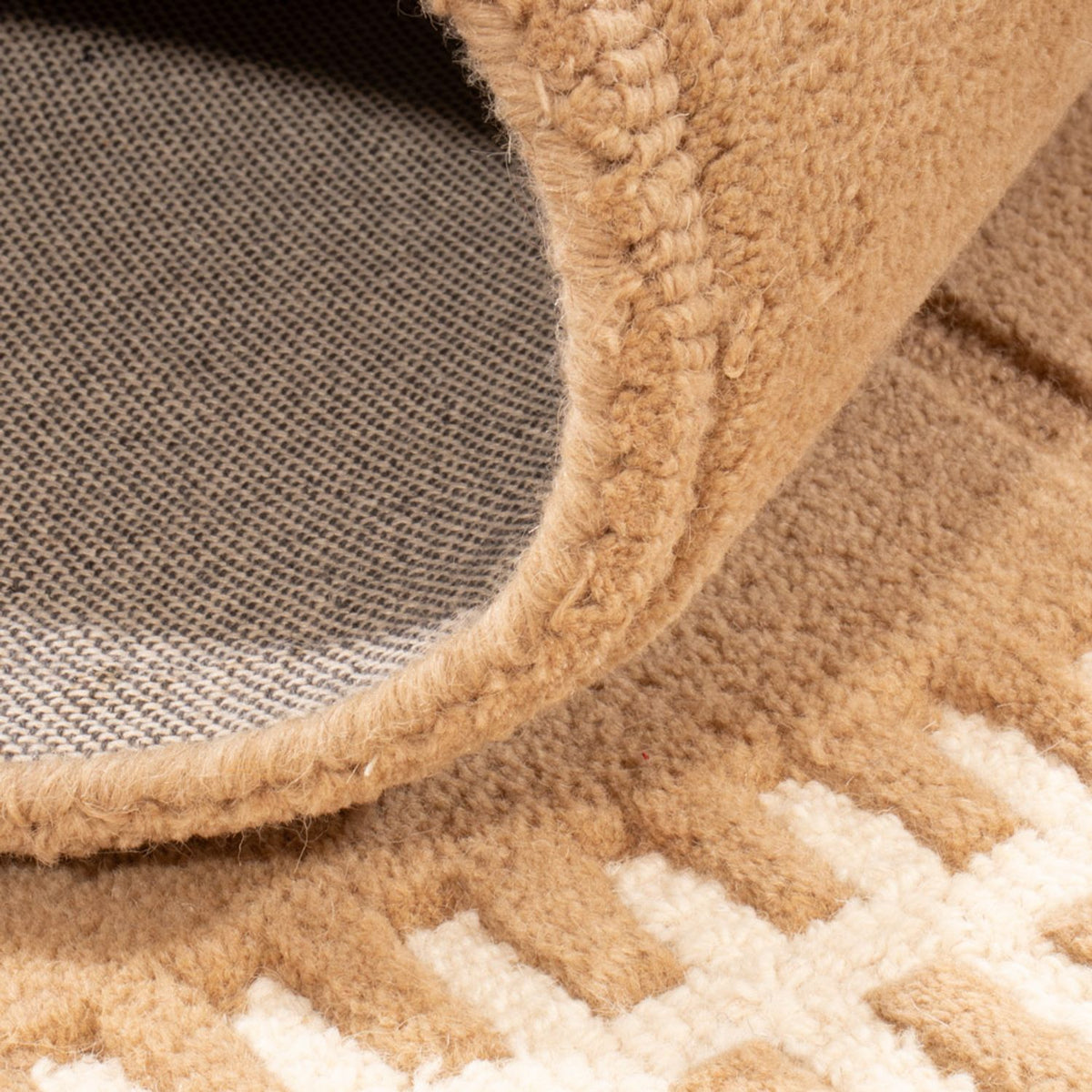 Wollteppich - 200 x 140 cm - braun