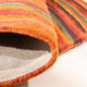 Designer Teppich oval  - 200 x 140 cm - mehrfarbig