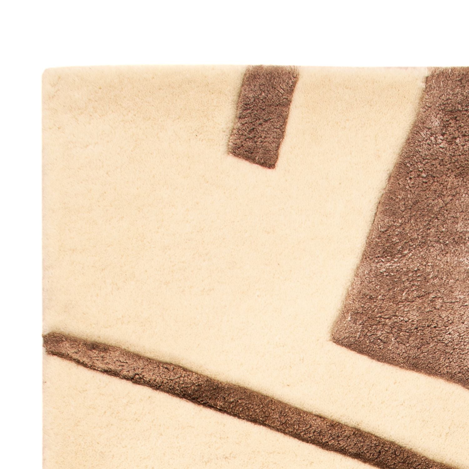 Designer Teppich - 90 x 60 cm - creme