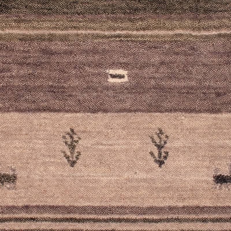 Gabbeh Teppich - Softy - 90 x 60 cm - silber