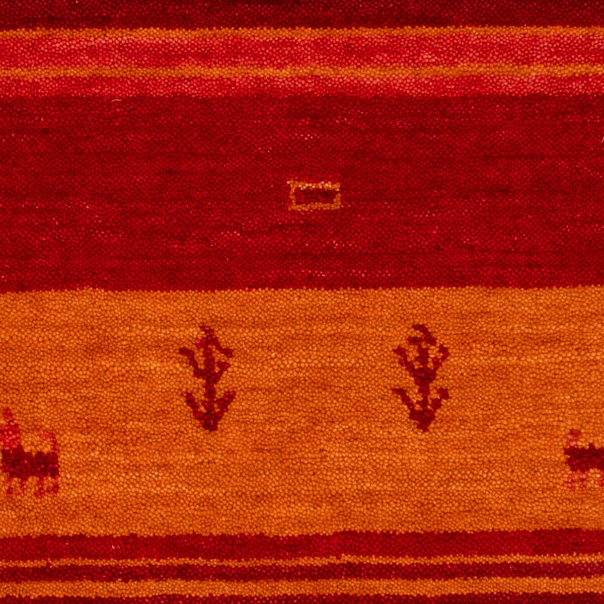 Gabbeh Teppich - Softy - 90 x 60 cm - rot