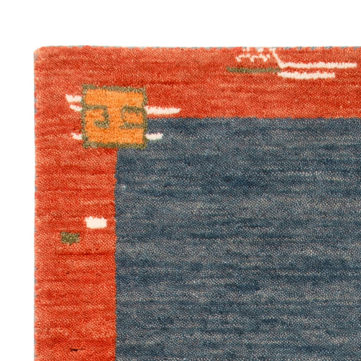 Gabbeh Teppich - Softy - 90 x 60 cm - blau