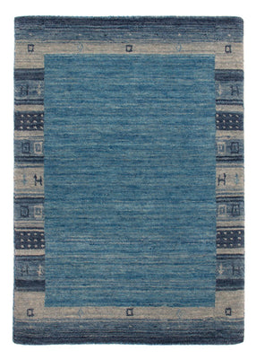 Gabbeh Teppich - Softy - 90 x 60 cm - blau