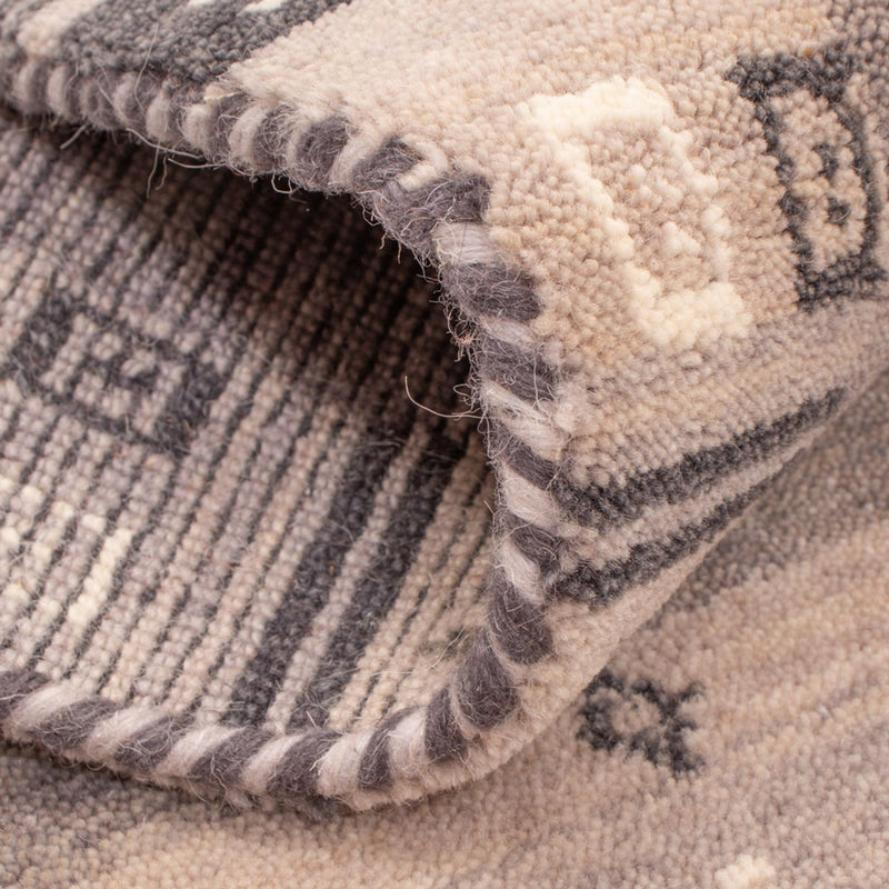 Gabbeh Teppich - Softy - 90 x 60 cm - grau