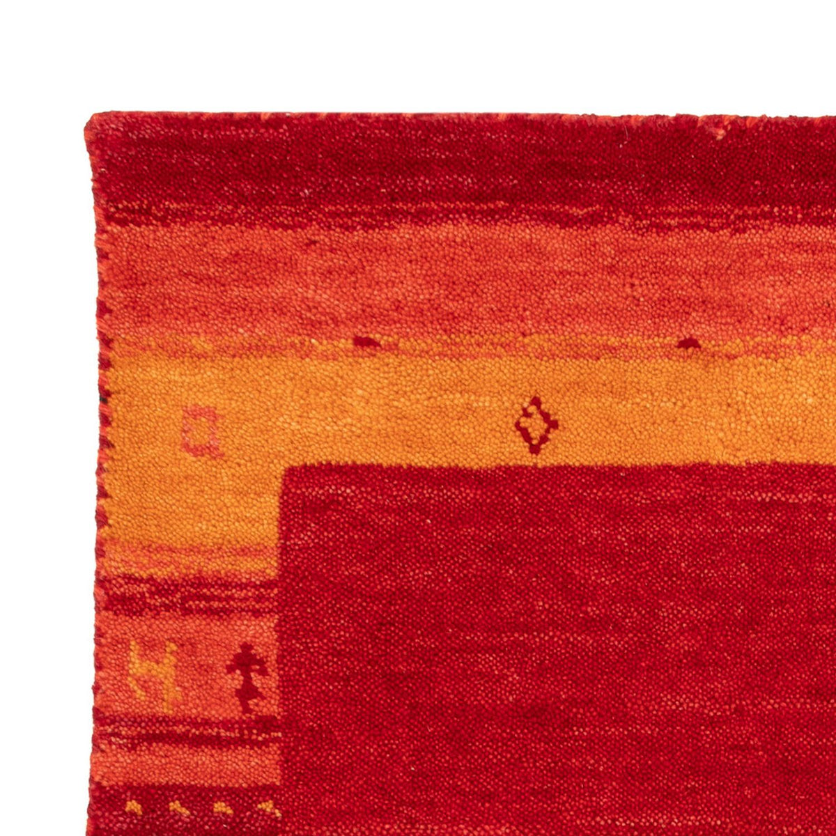 Gabbeh Teppich - Softy - 90 x 60 cm - rot