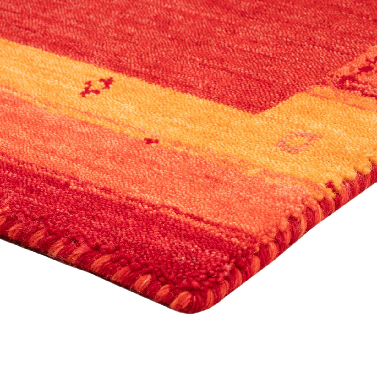 Gabbeh Teppich - Softy - 90 x 60 cm - rot