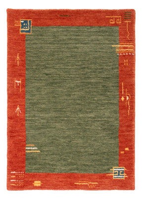 Gabbeh Teppich - Softy - 90 x 60 cm - grün