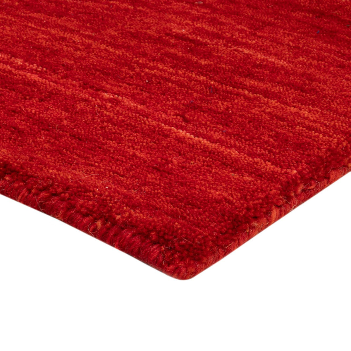 Gabbeh Teppich - Loribaft Softy - 150 x 100 cm - rot