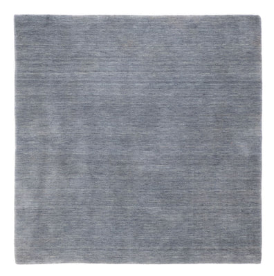 Gabbeh Teppich - Loribaft Softy quadratisch  - 150 x 150 cm - grau
