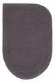 Wollteppich sonderform  - 90 x 60 cm - grau