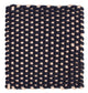 Teppich quadratisch  - 41 x 41 cm - dunkelblau