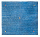 Gabbeh Teppich - Softy quadratisch  - 250 x 250 cm - blau