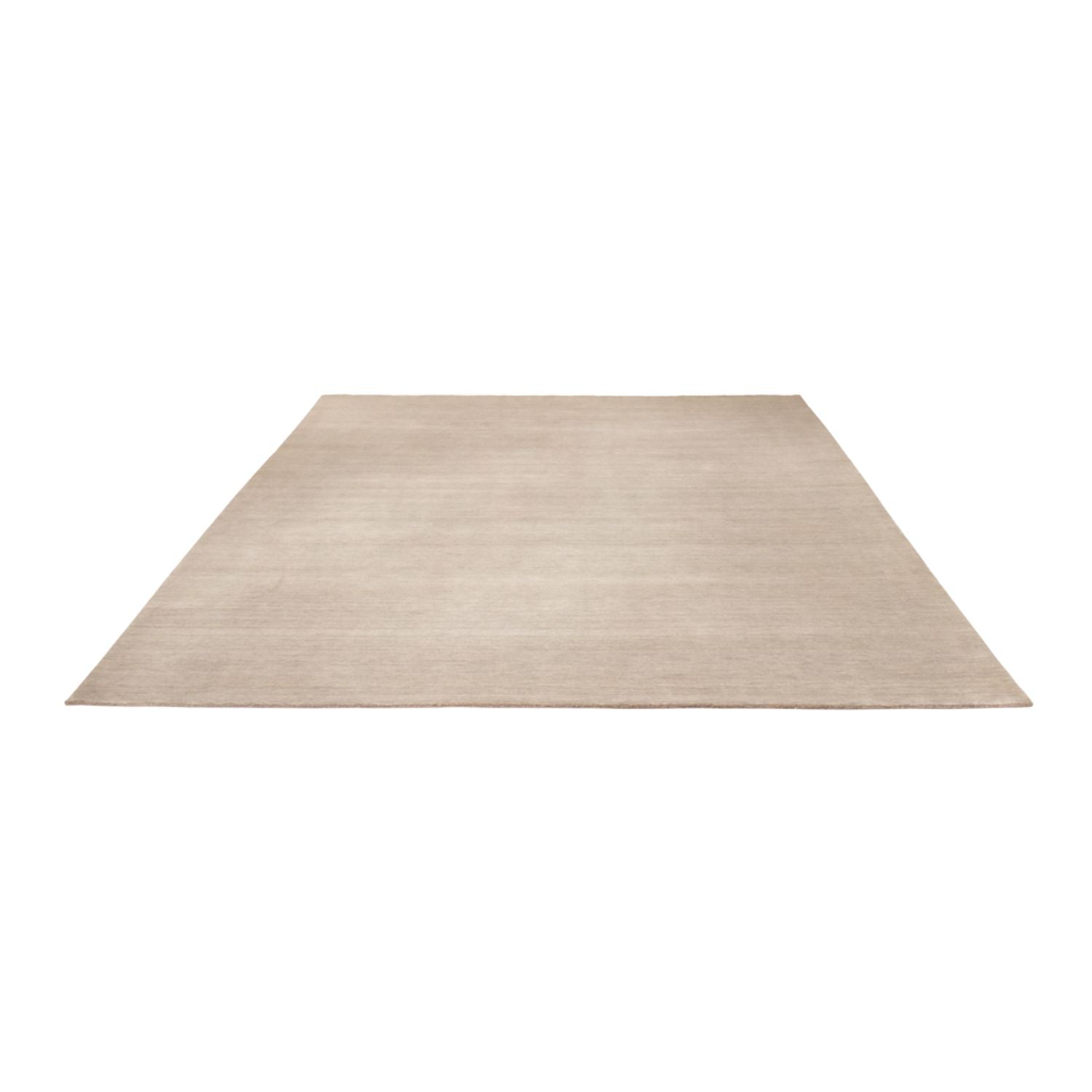 Gabbeh Teppich - Loribaft Softy quadratisch  - 275 x 275 cm - silber