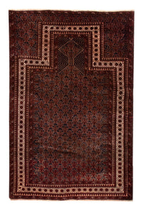Belutsch Teppich - 140 x 102 cm - rot