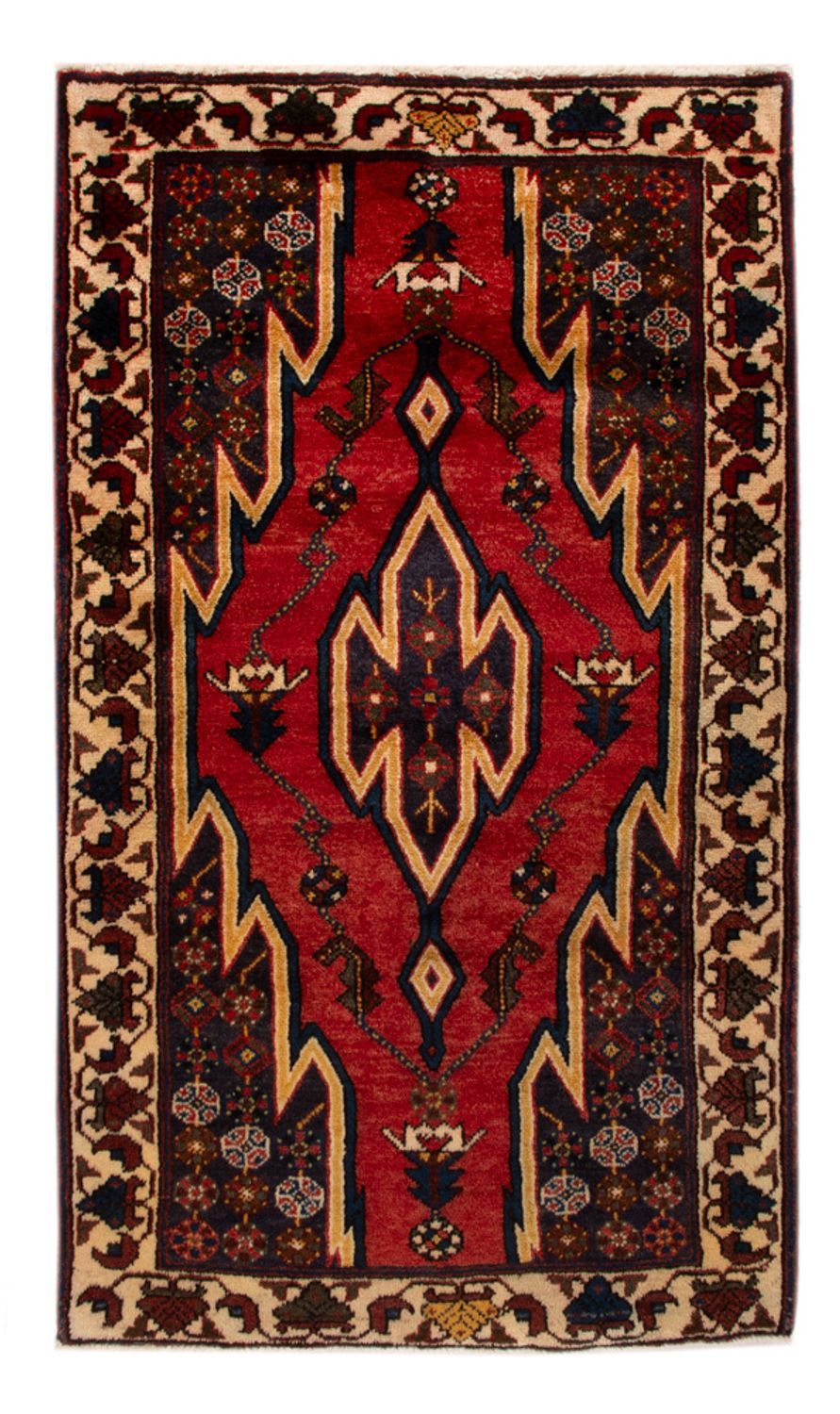 Perserteppich - Nomadic - fein - 137 x 83 cm - rot