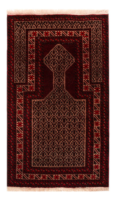 Belutsch Teppich 89x150cm - Orientteppich - rot