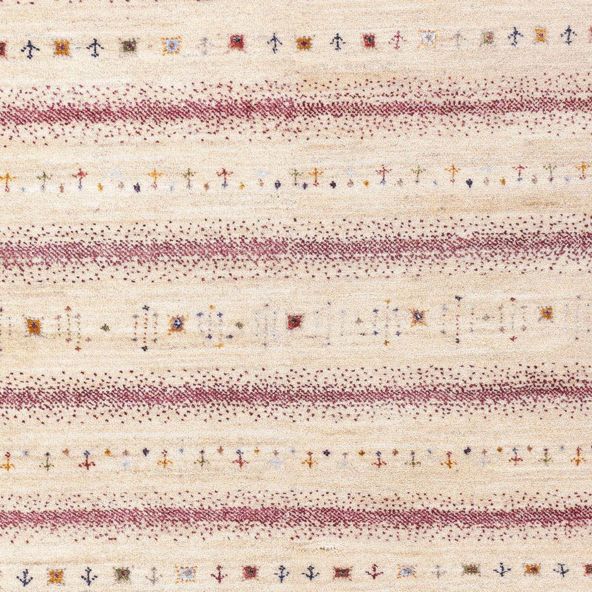 Gabbeh Teppich - Loribaft Indus - 245 x 174 cm - creme