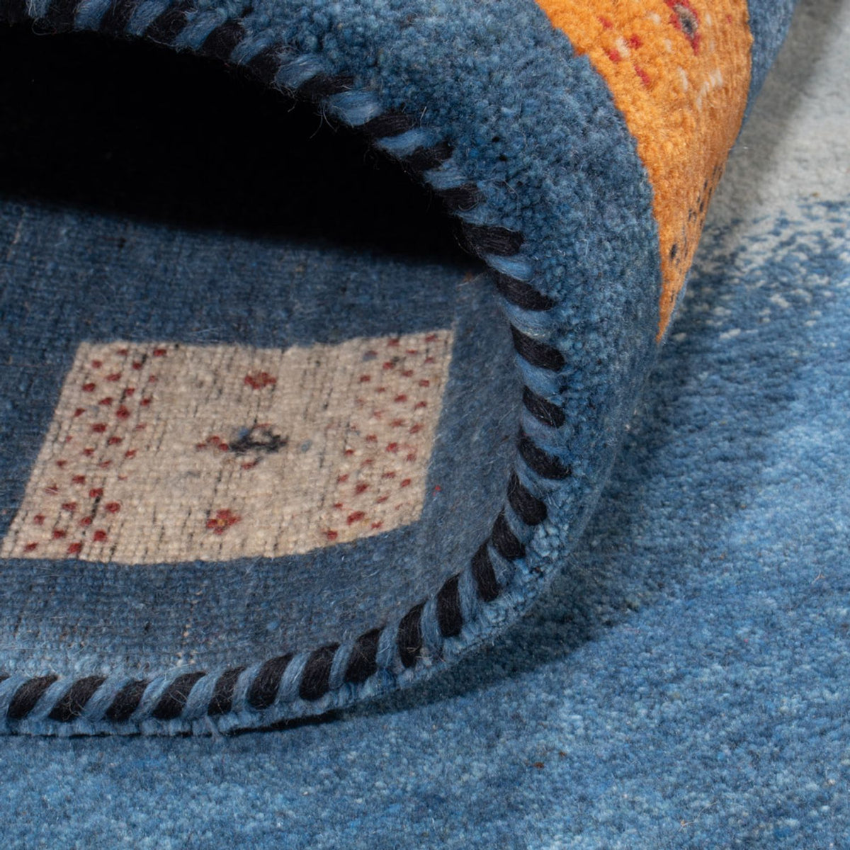 Gabbeh Teppich - Loribaft Indus - 240 x 169 cm - blau