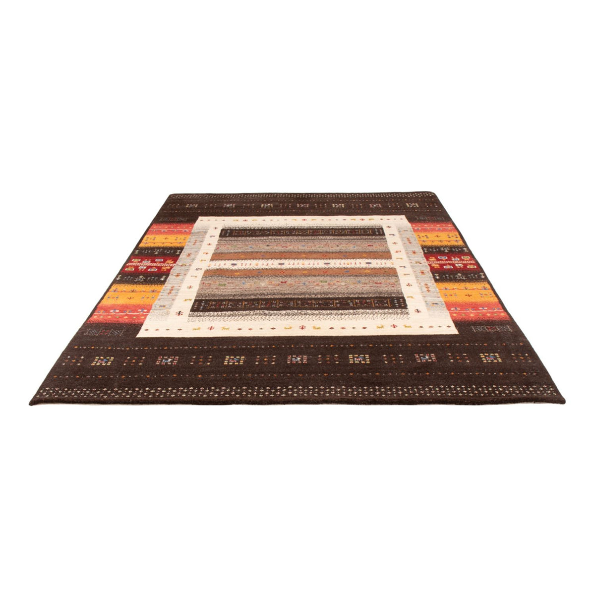 Gabbeh Teppich - Loribaft Indus - 240 x 169 cm - mehrfarbig