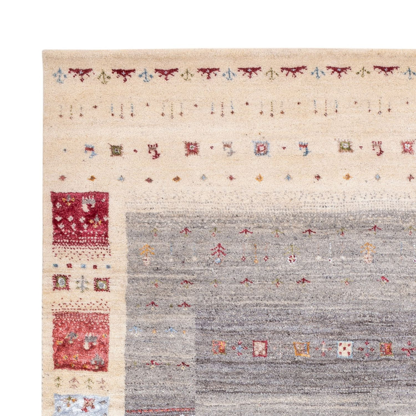 Indo Loribaft Teppich 242x167cm - Wollteppich