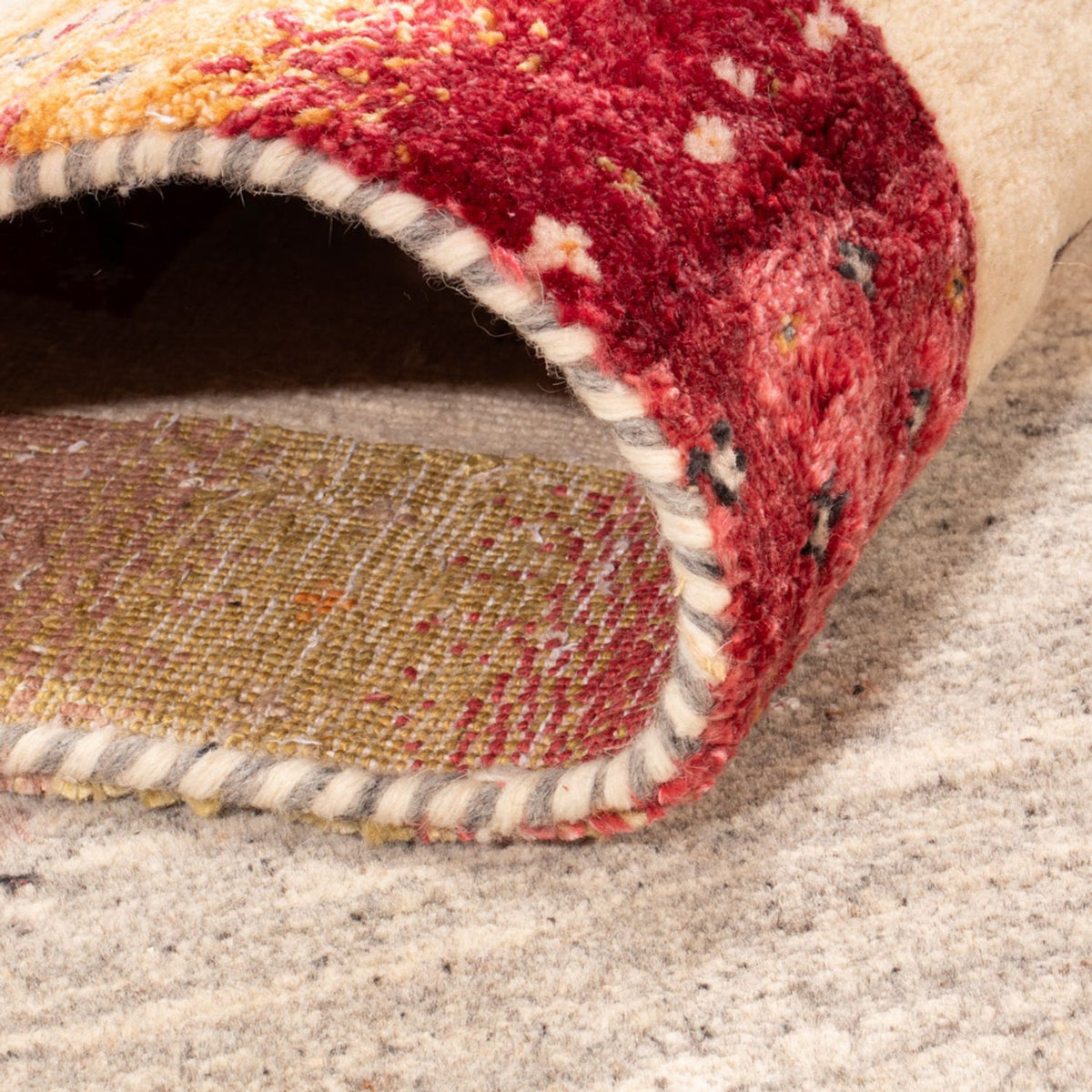 Gabbeh Teppich - Loribaft Indus - 245 x 166 cm - natur