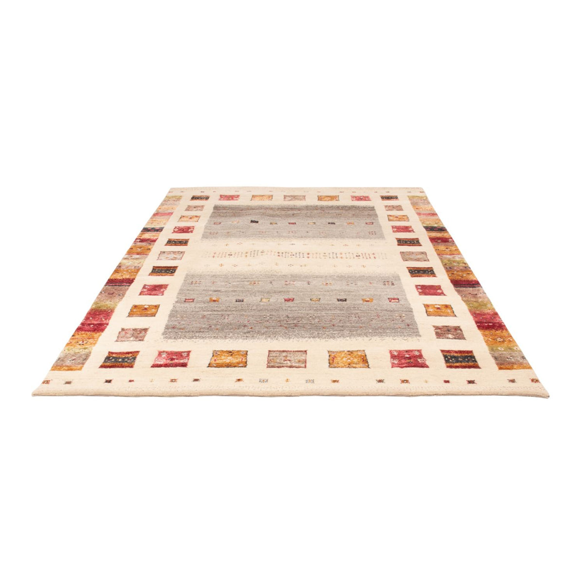 Gabbeh Teppich - Loribaft Indus - 245 x 166 cm - natur