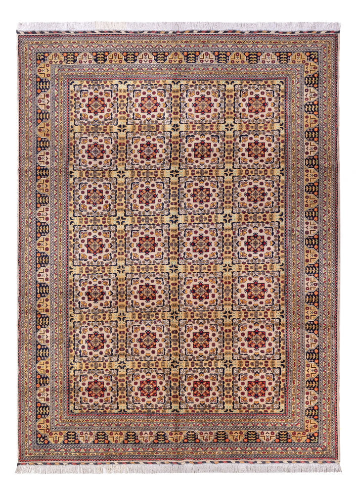 Afghan Teppich - 330 x 250 cm - dunkelbeige