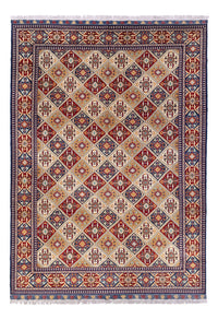 Afghan Teppich - 355 x 250 cm - hellbeige