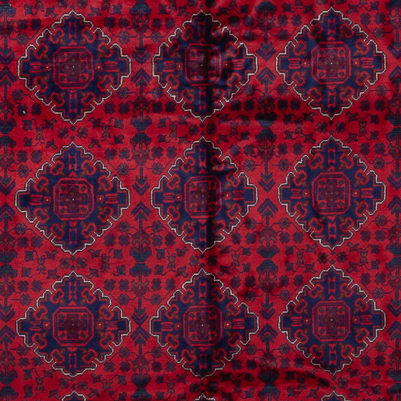 Afghan Teppich - 346 x 241 cm - rot