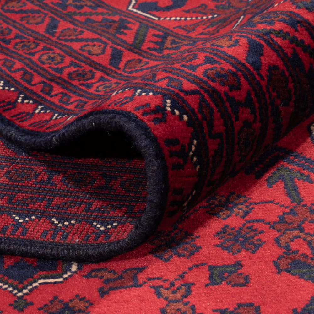 Afghan Teppich - 346 x 241 cm - rot
