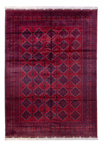 Afghan Teppich - 340 x 249 cm - rot