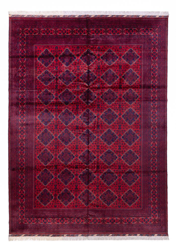 Afghan Teppich - 340 x 249 cm - rot