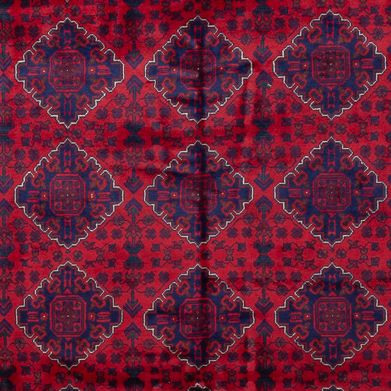 Afghan Teppich - 340 x 249 cm - rot