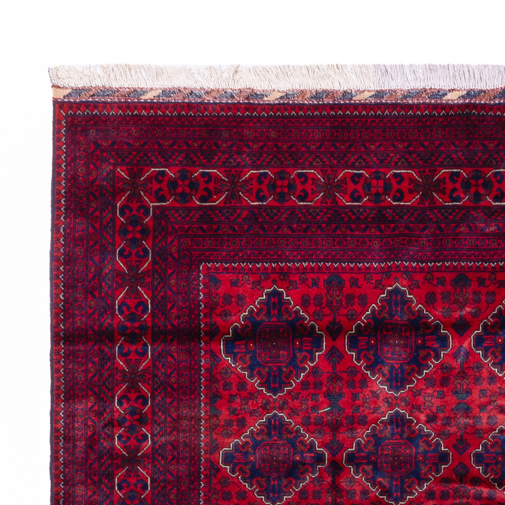 Afghan Teppich - 340 x 249 cm - rot
