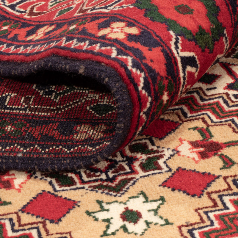 Afghan Teppich - 198 x 152 cm - mehrfarbig