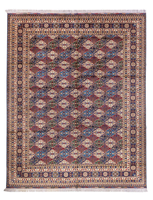 Afghan Teppich - 389 x 300 cm - mehrfarbig