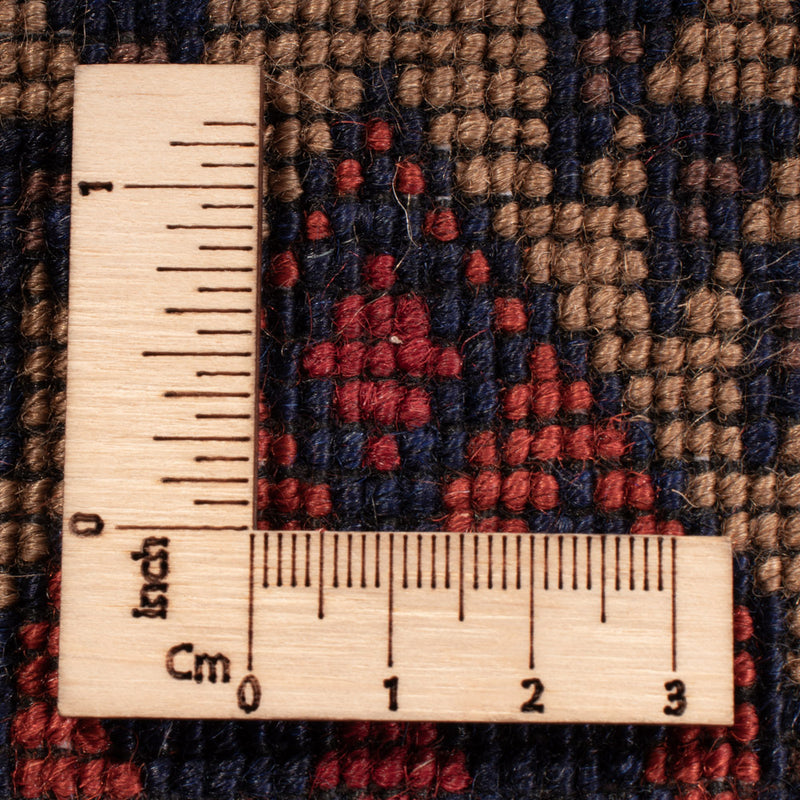 Afghan Teppich - 195 x 148 cm - dunkelbeige