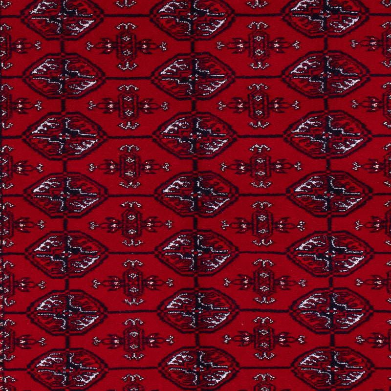 Afghan Teppich - Buchara - 194 x 133 cm - dunkelrot