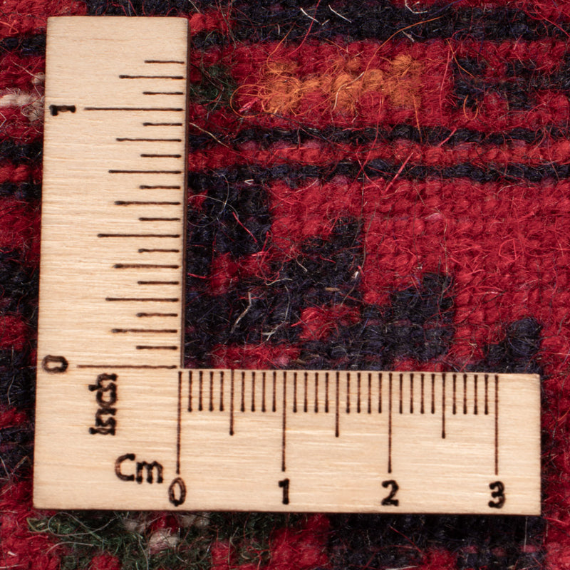 Afghan Teppich - Buchara - 194 x 133 cm - dunkelrot