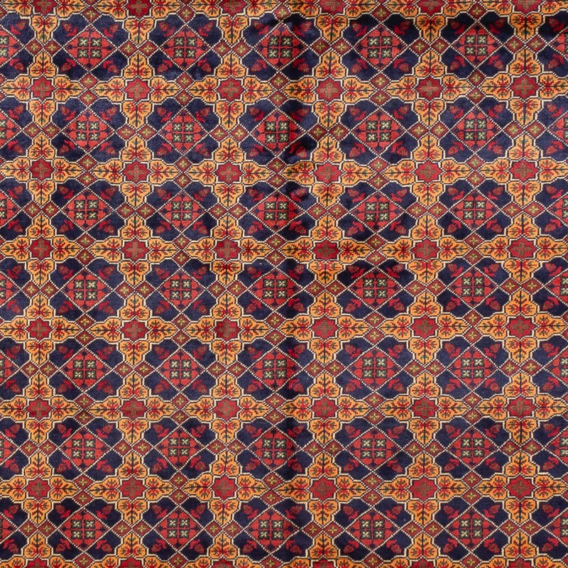 Afghan Teppich - 388 x 286 cm - dunkelbeige