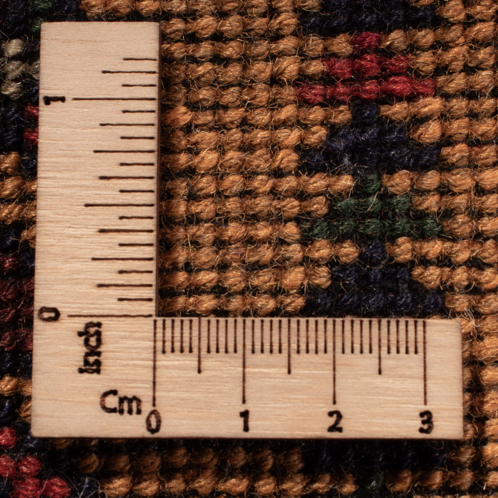 Afghan Teppich - 388 x 286 cm - dunkelbeige