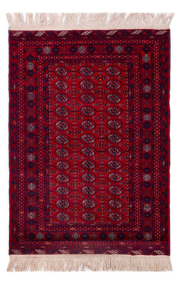 Afghan Teppich - Buchara - 189 x 133 cm - dunkelrot