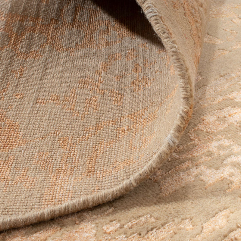 Designer Teppich quadratisch  - 249 x 247 cm - beige