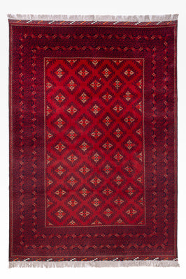 Afghan Teppich - Buchara - 288 x 192 cm - rot