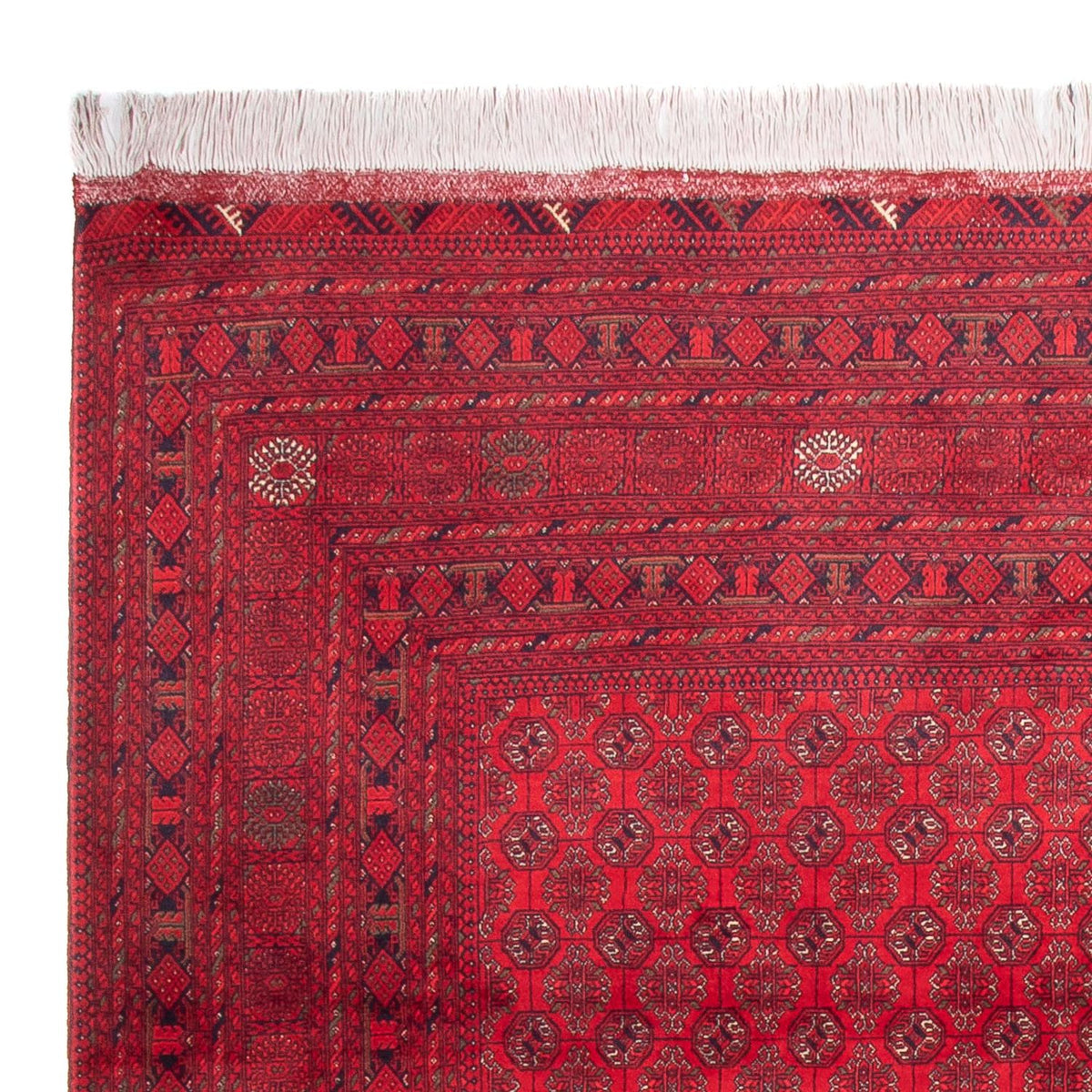 Afghan Teppich - 343 x 248 cm - rot