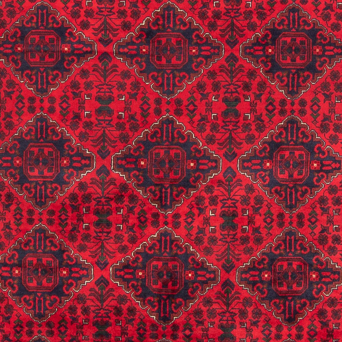 Afghan Teppich - 285 x 198 cm - rot